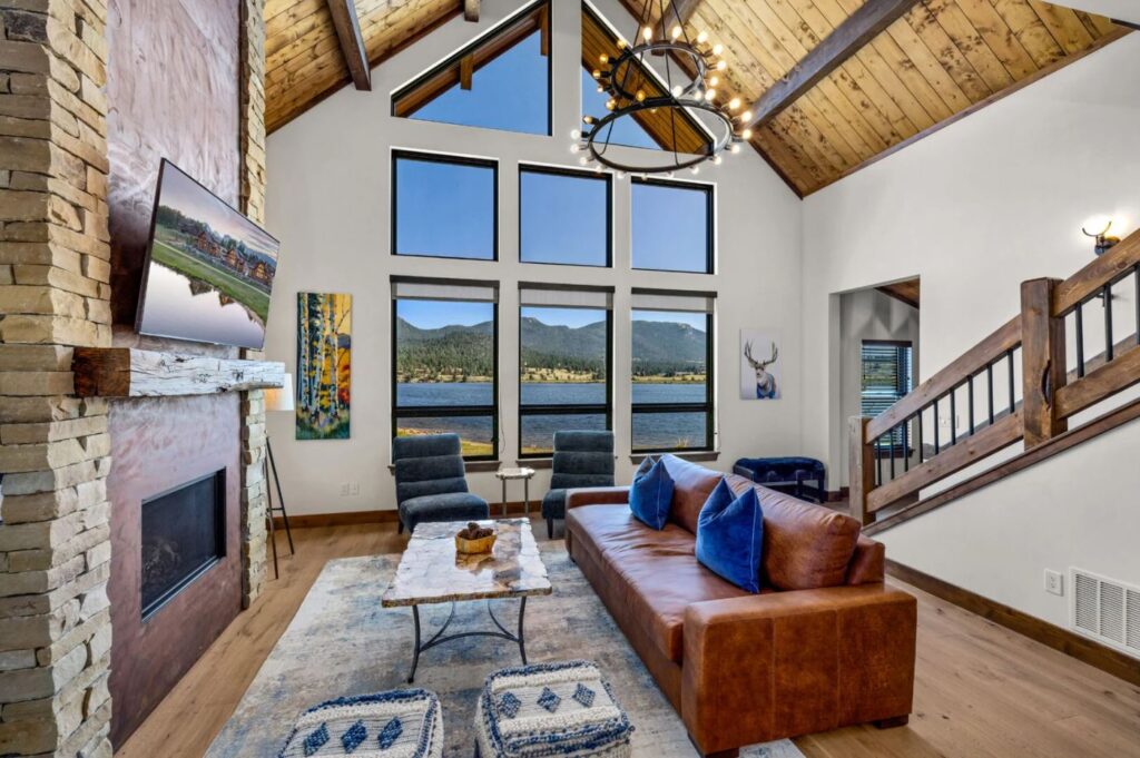 interior of our estes park cabin resorts